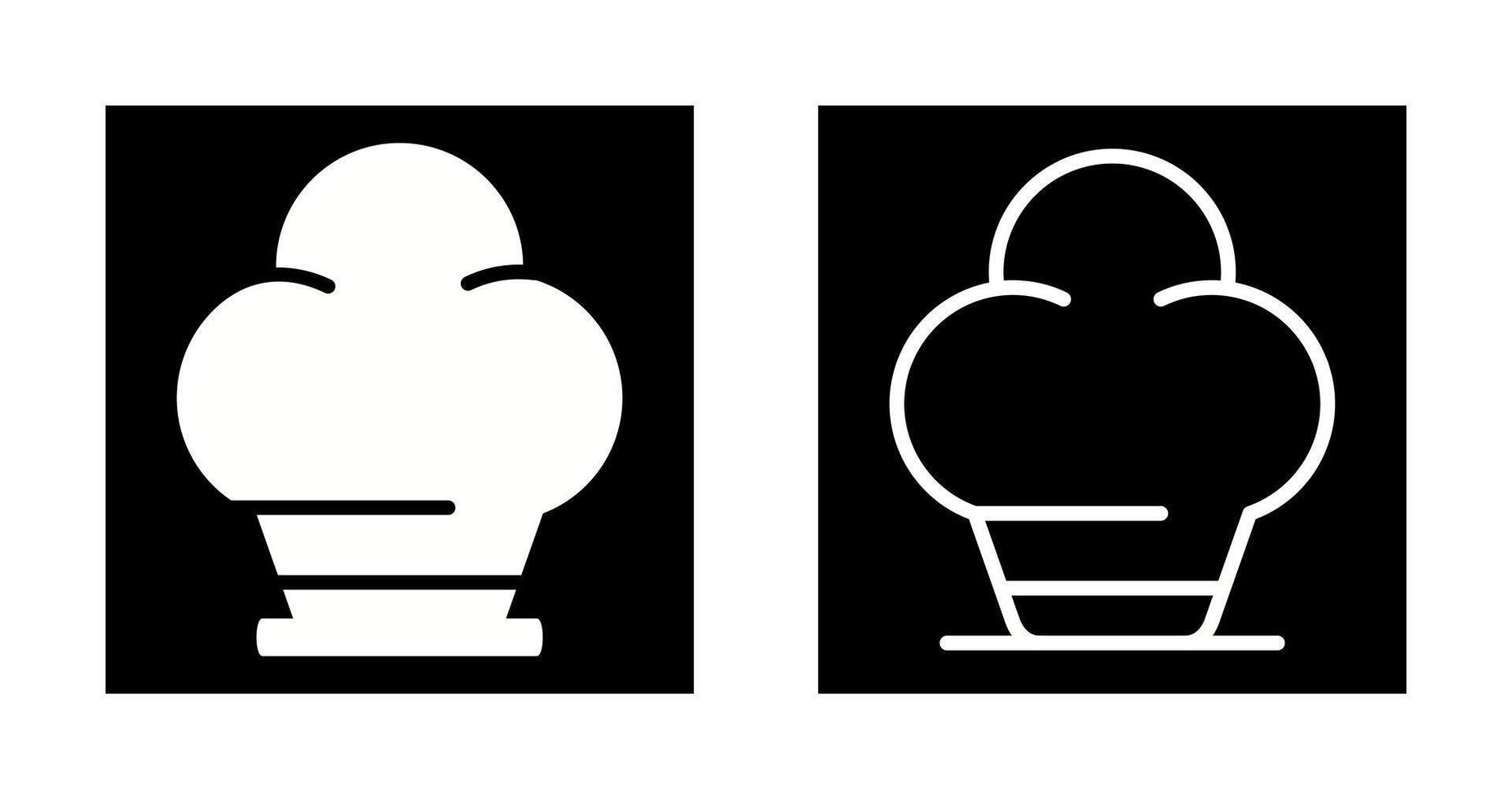 icône de vecteur de chapeau de chef