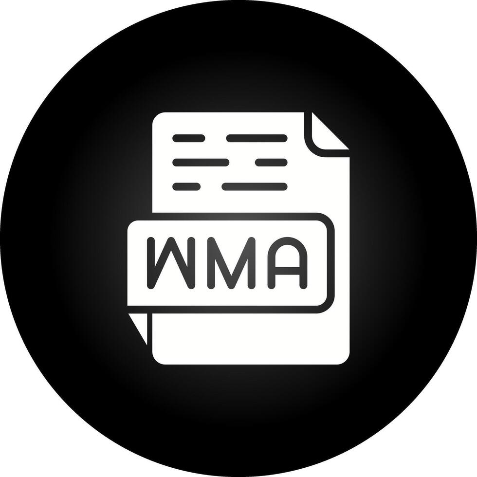 icône de vecteur wma