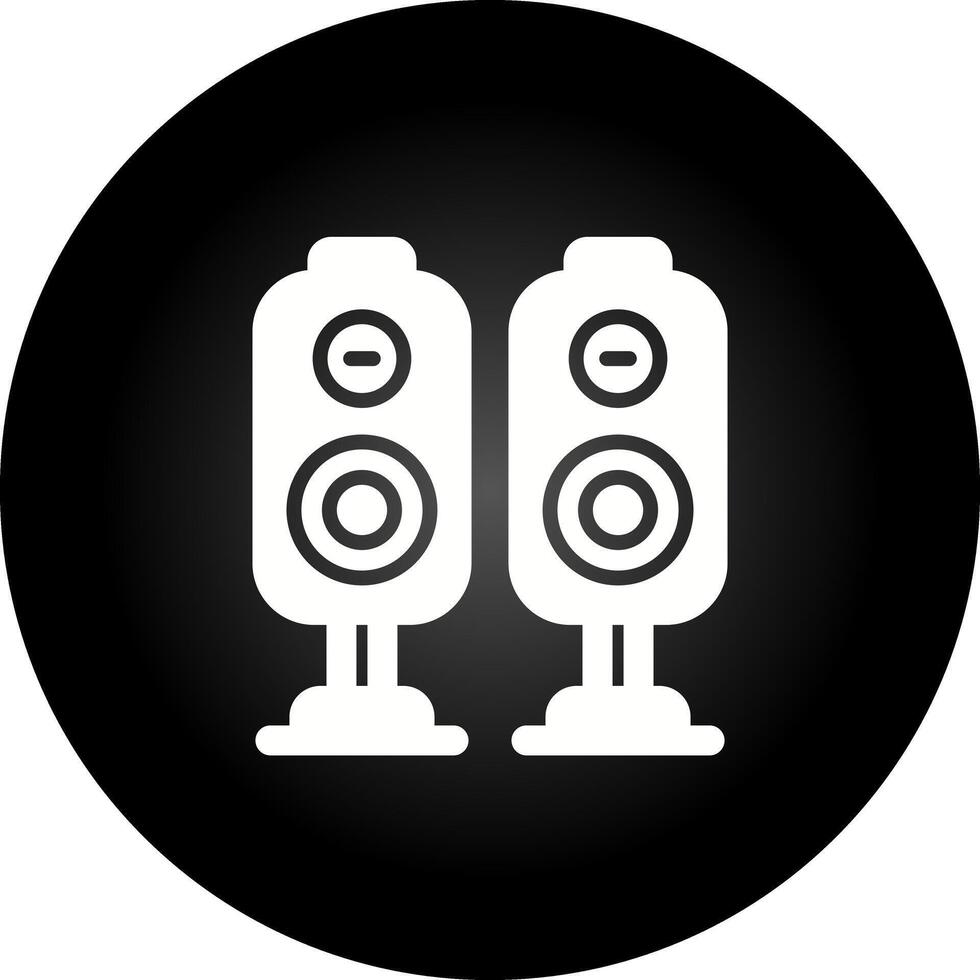 icône de vecteur de haut-parleurs