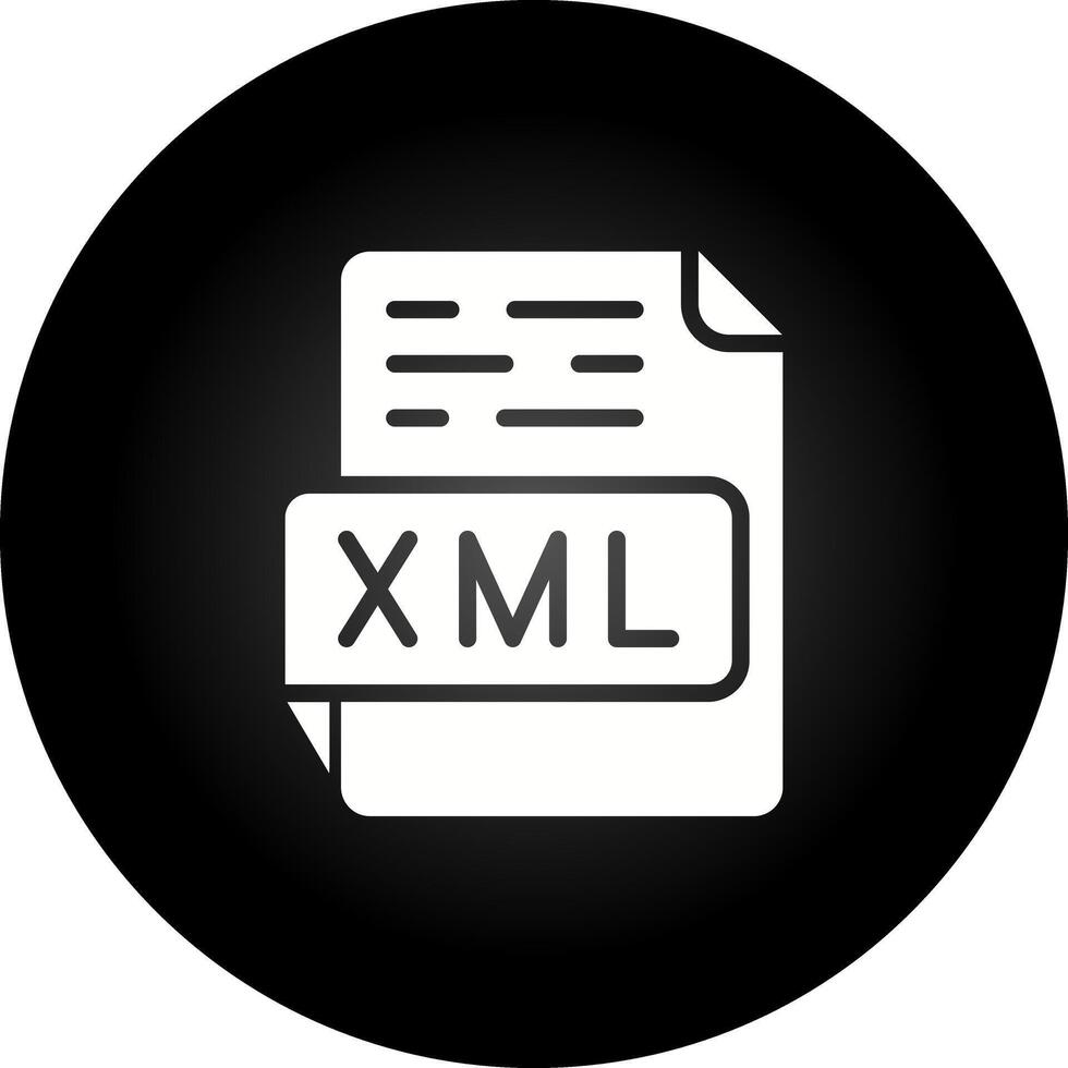 icône de vecteur xml