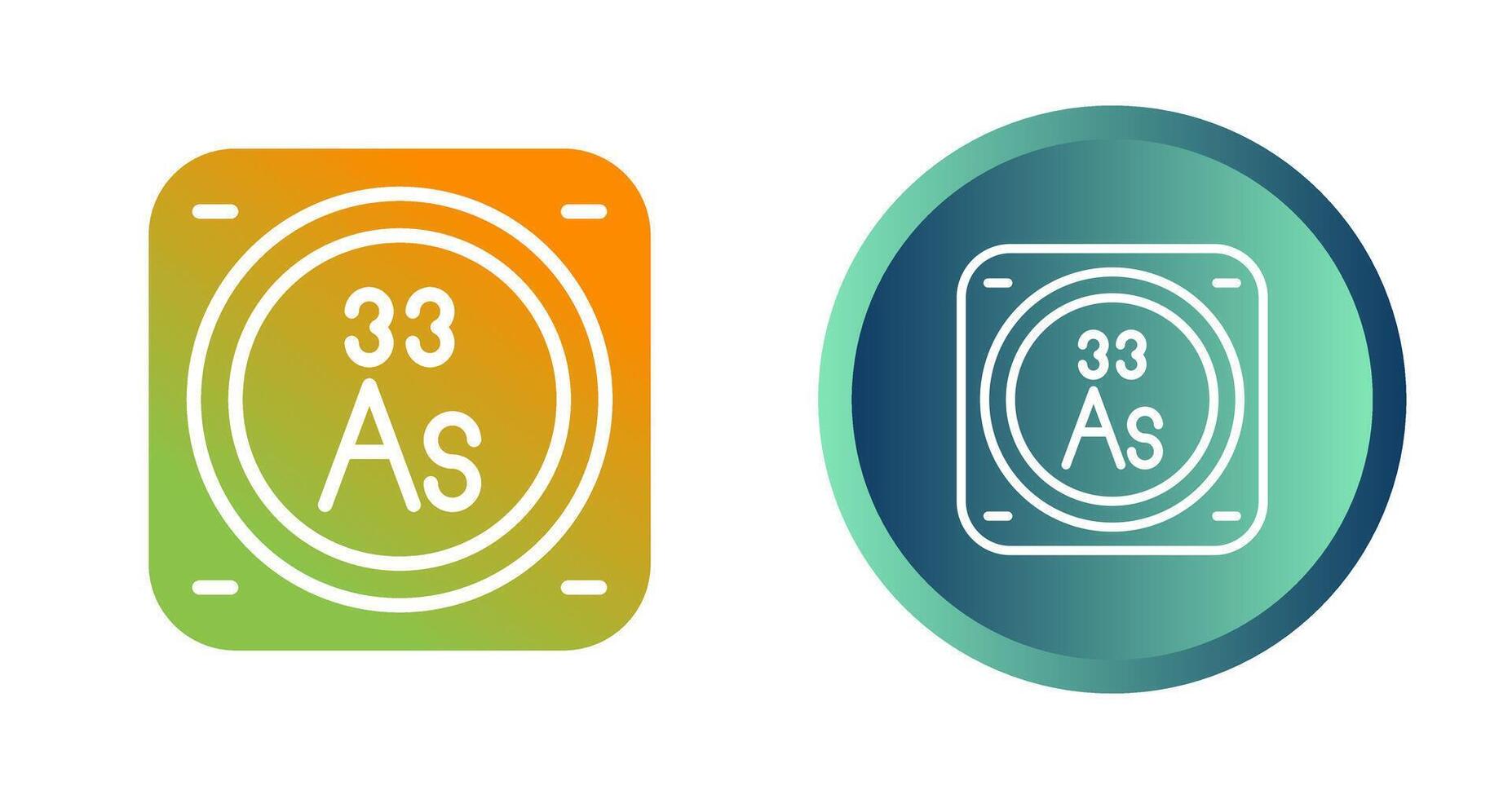 arsenic vecteur icône