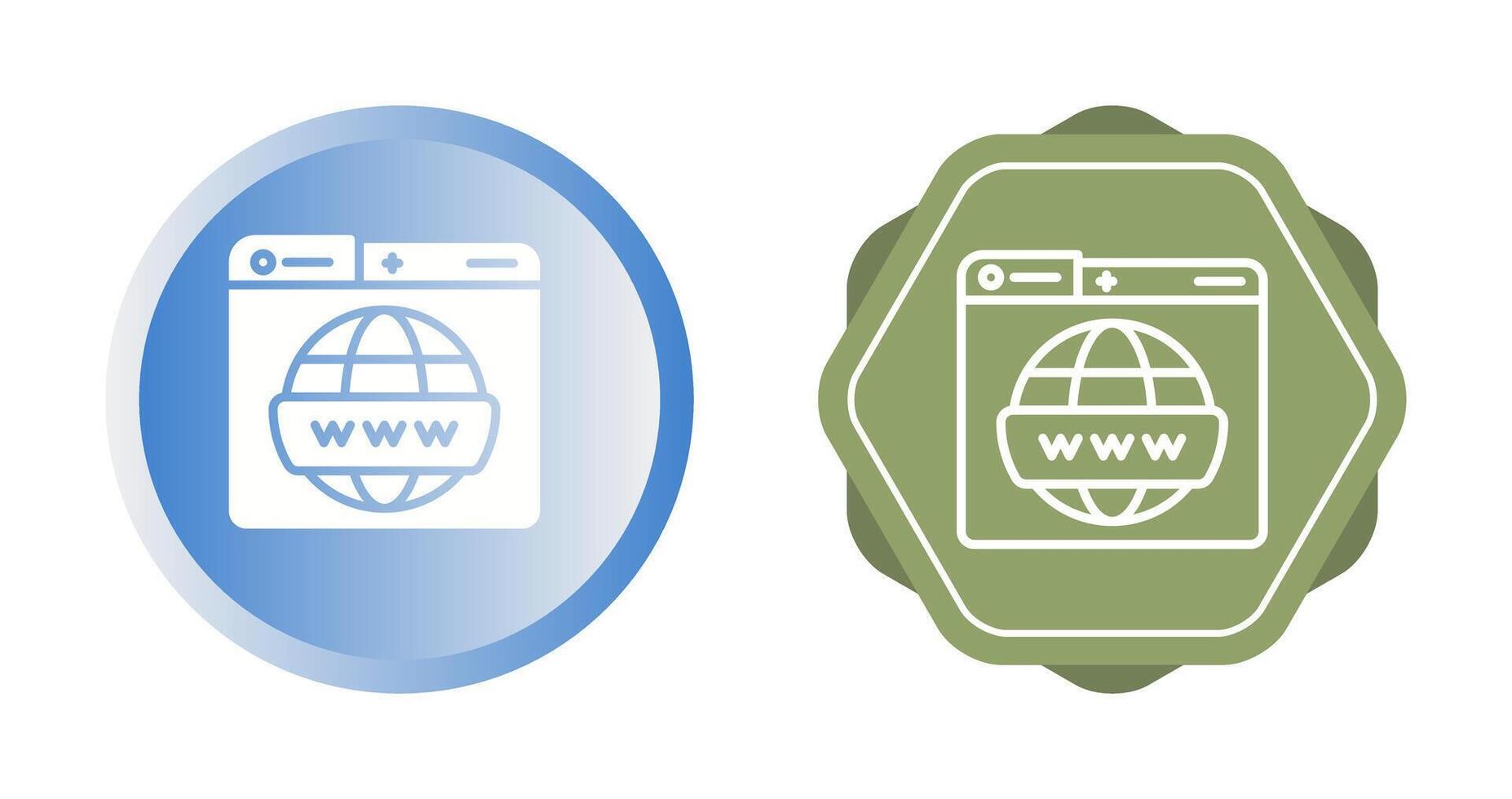 icône de vecteur web mondial