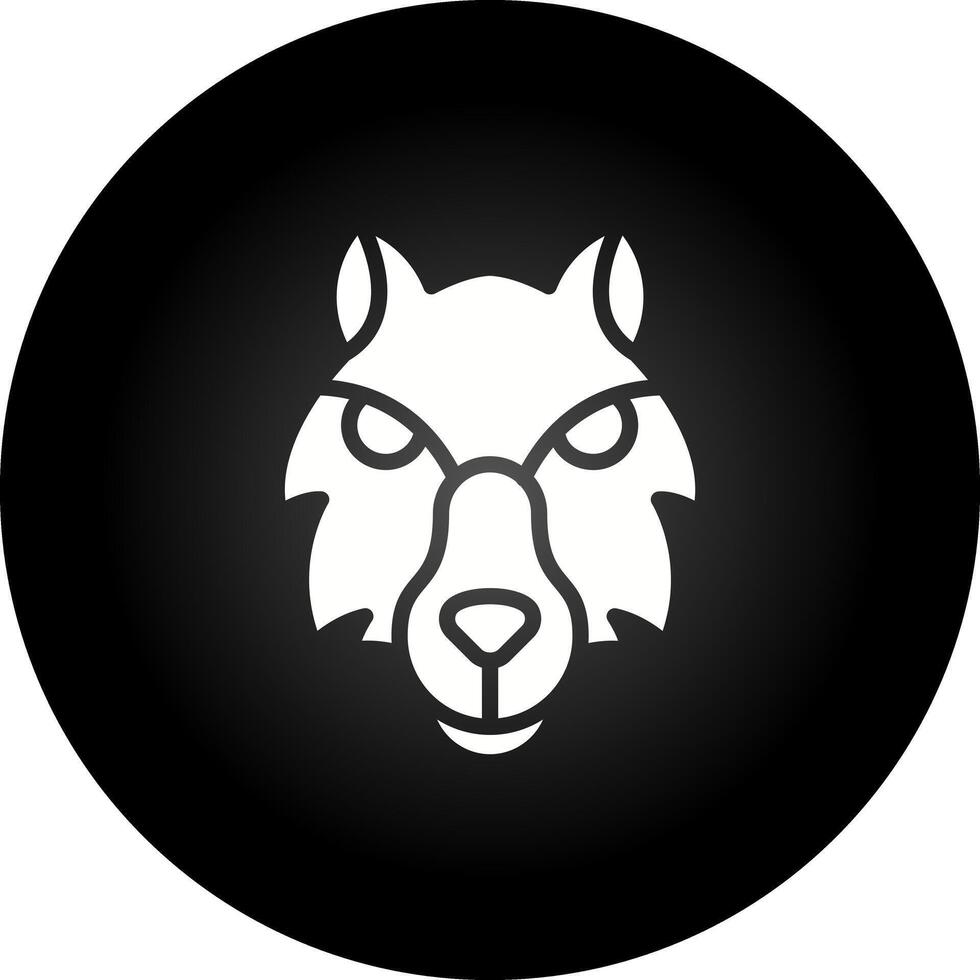 icône de vecteur de loup