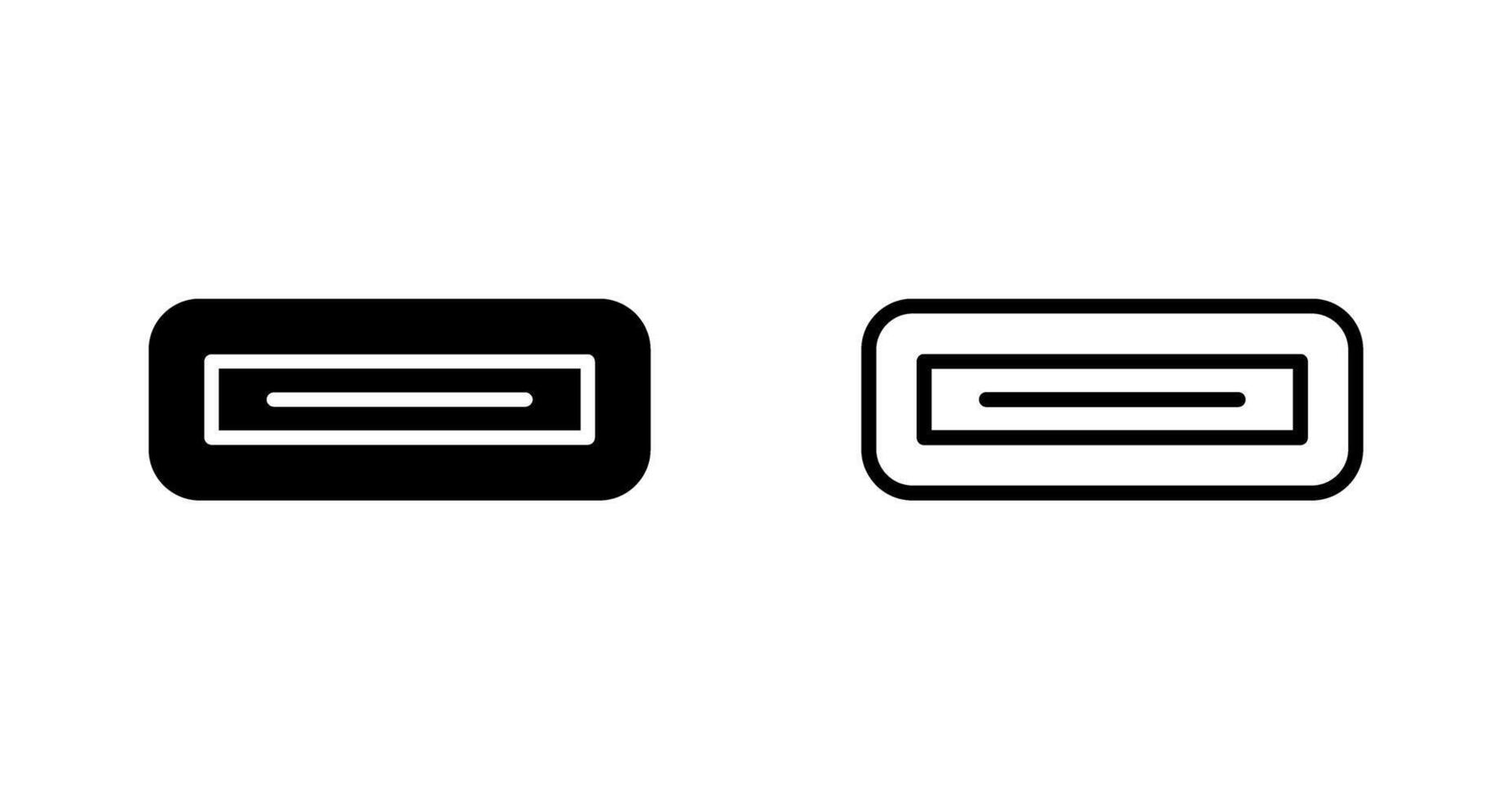 USB Port vecteur icône