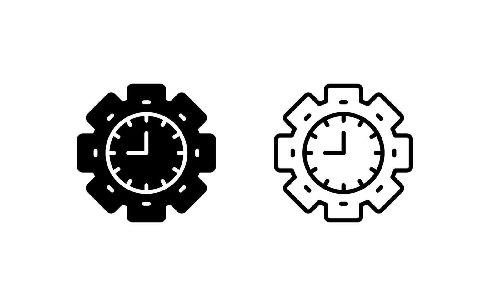 icône de vecteur de temps