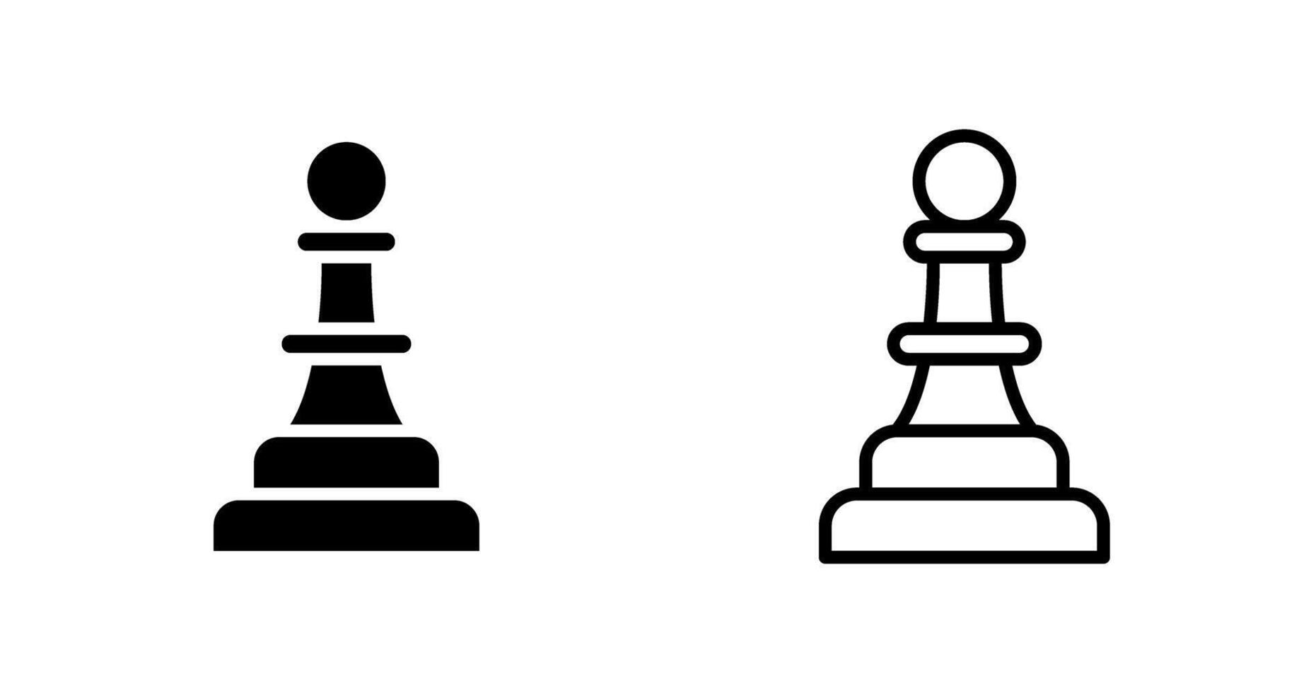 icône de vecteur de pièce d'échecs