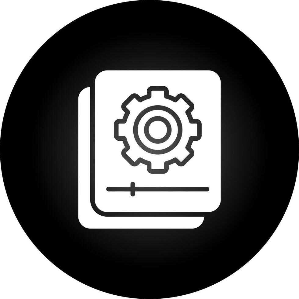 document automatisation vecteur icône