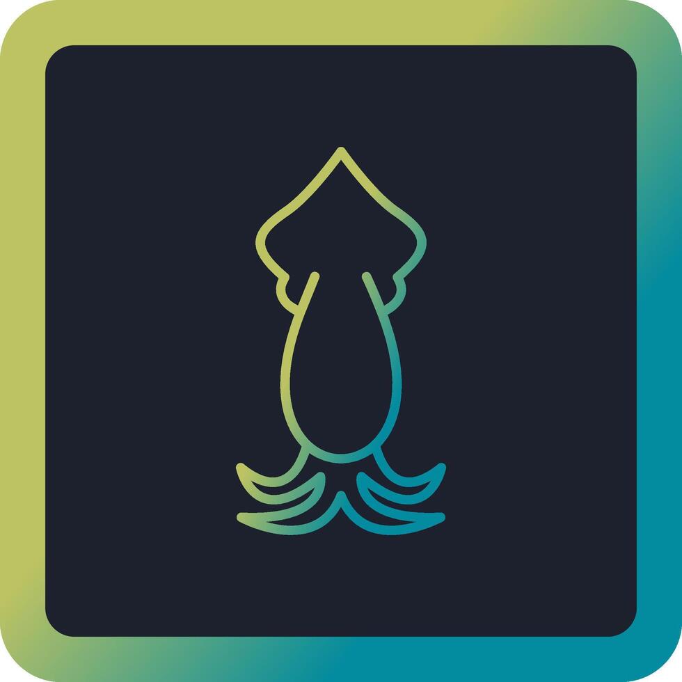 calamar vecteur icône