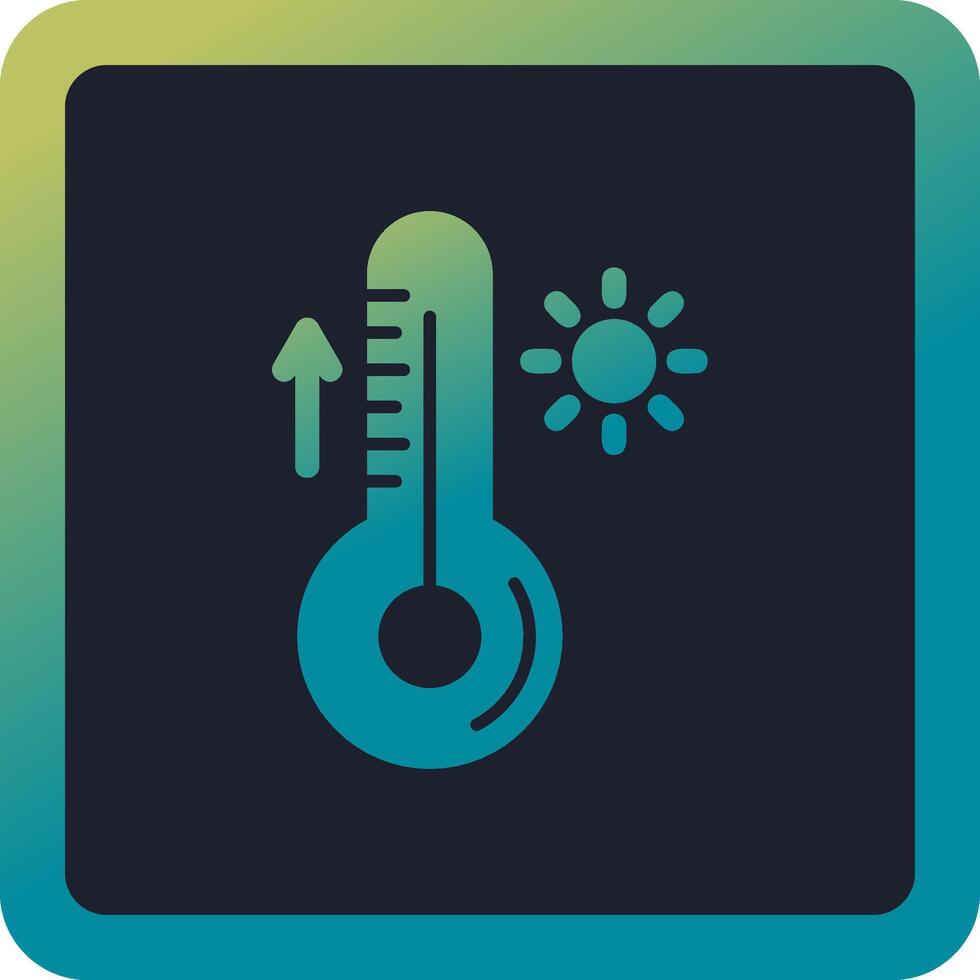 icône de vecteur de thermomètre