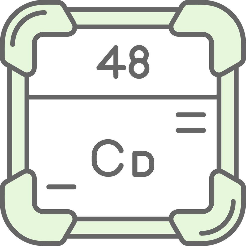 cadmium vert lumière fillay icône vecteur