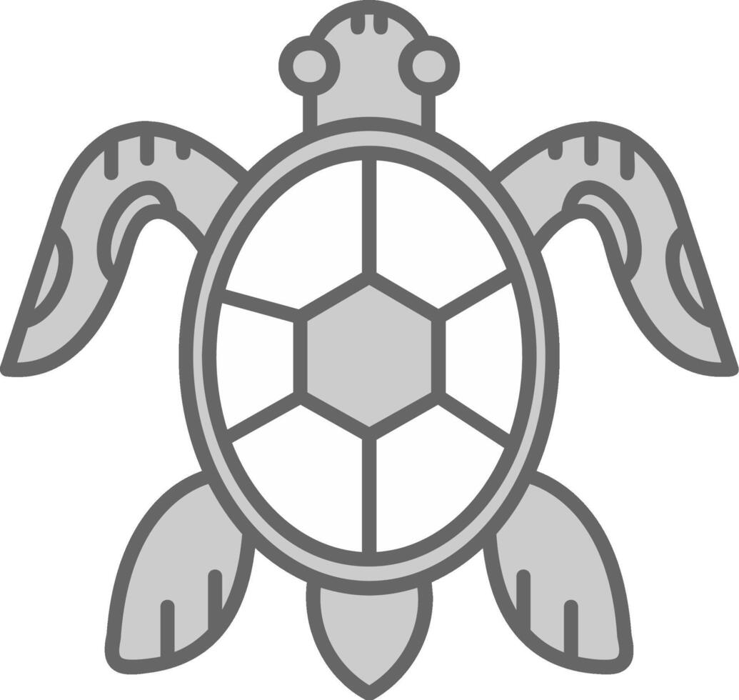 tortue vert lumière fillay icône vecteur