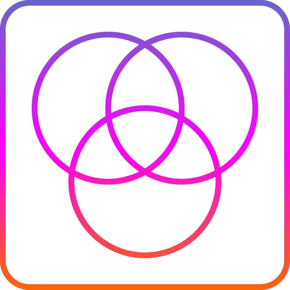 icône de gradient de ligne de diagramme vecteur