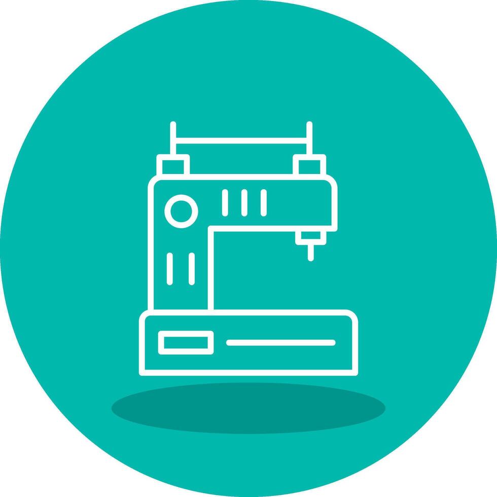 icône de vecteur de machine à coudre