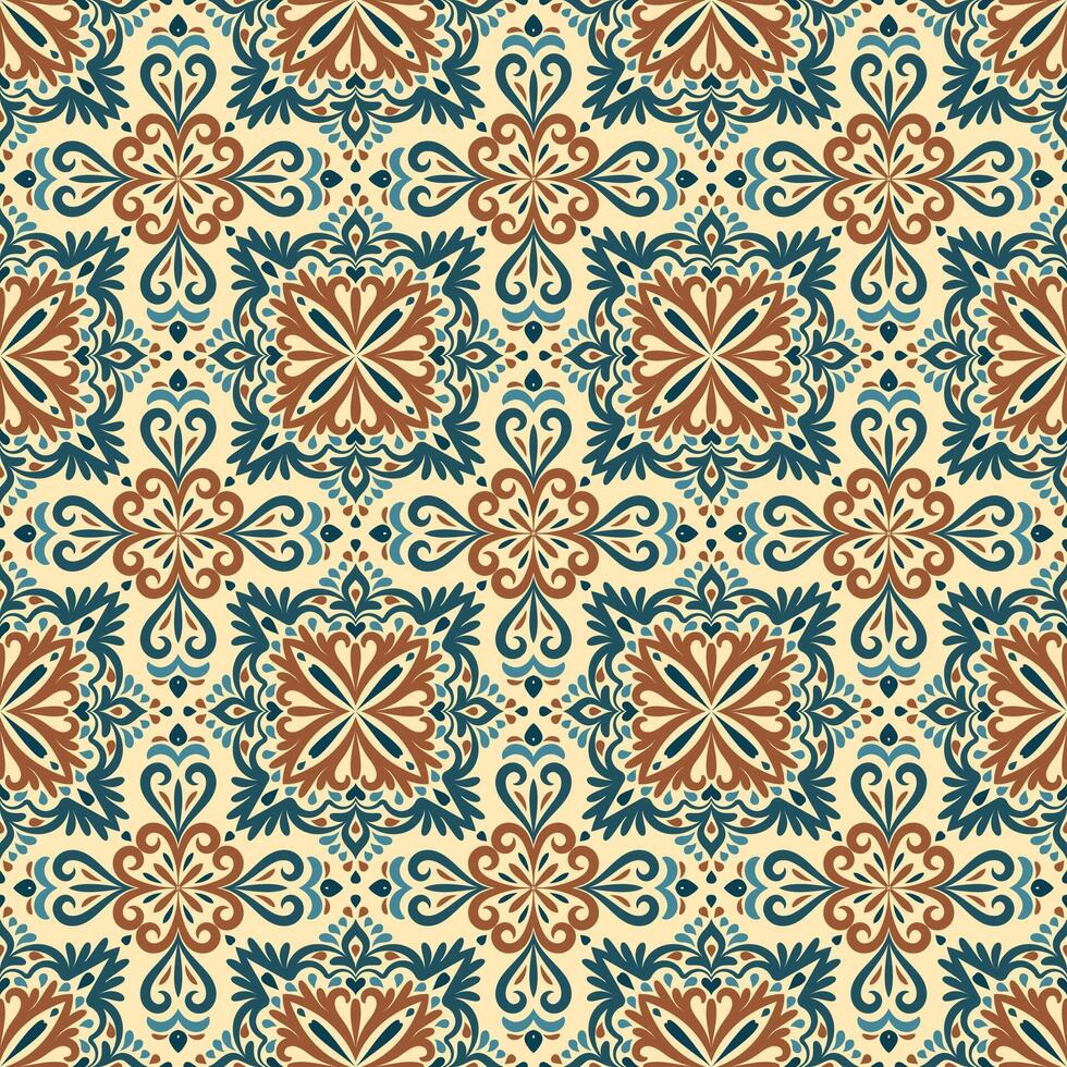 géométrique ethnique Oriental modèle. traditionnel turc style abstrait impression pour tissu, vêtements, emballage, décoration, céramique tuile vecteur