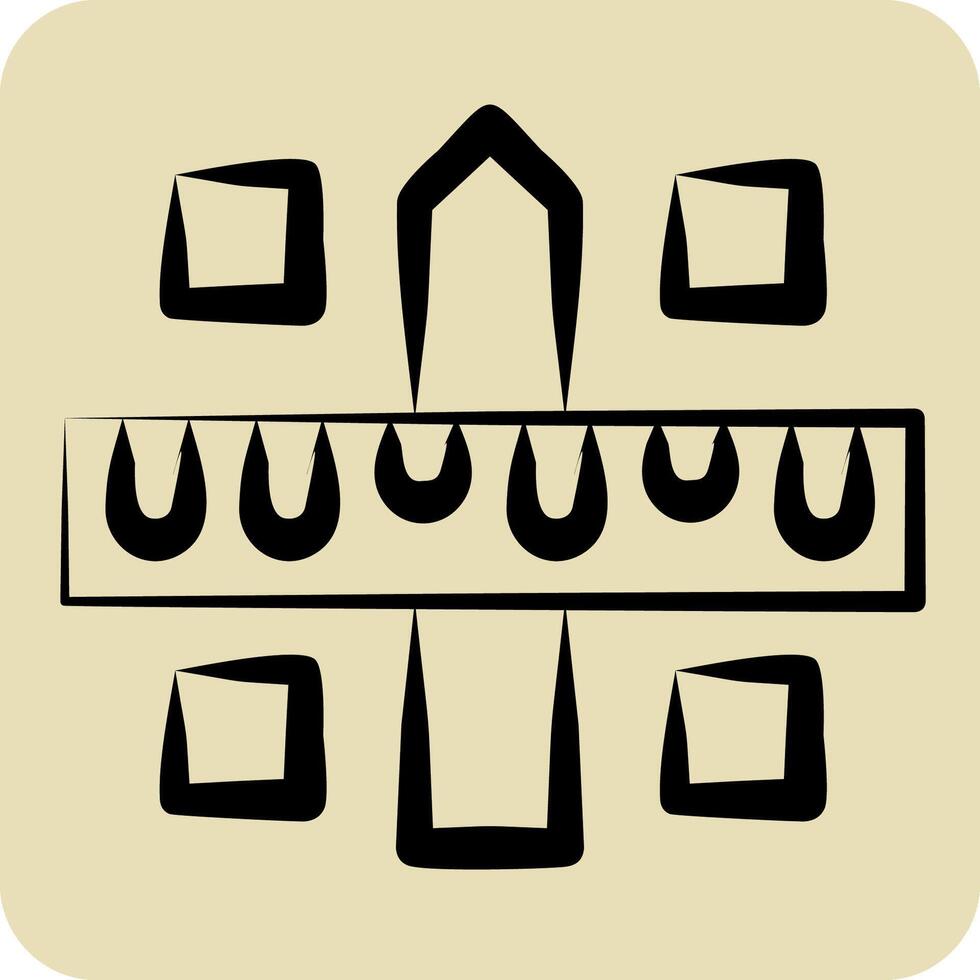 icône prototype. en relation à Créatif concept symbole. main tiré style. Facile conception modifiable. Facile illustration vecteur