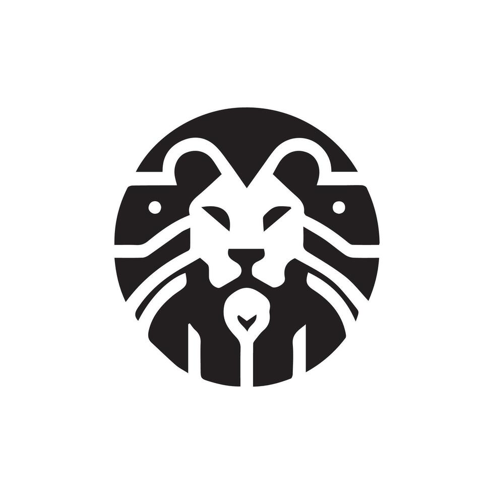 Lion logo conception vecteur modèle, logo mascotte