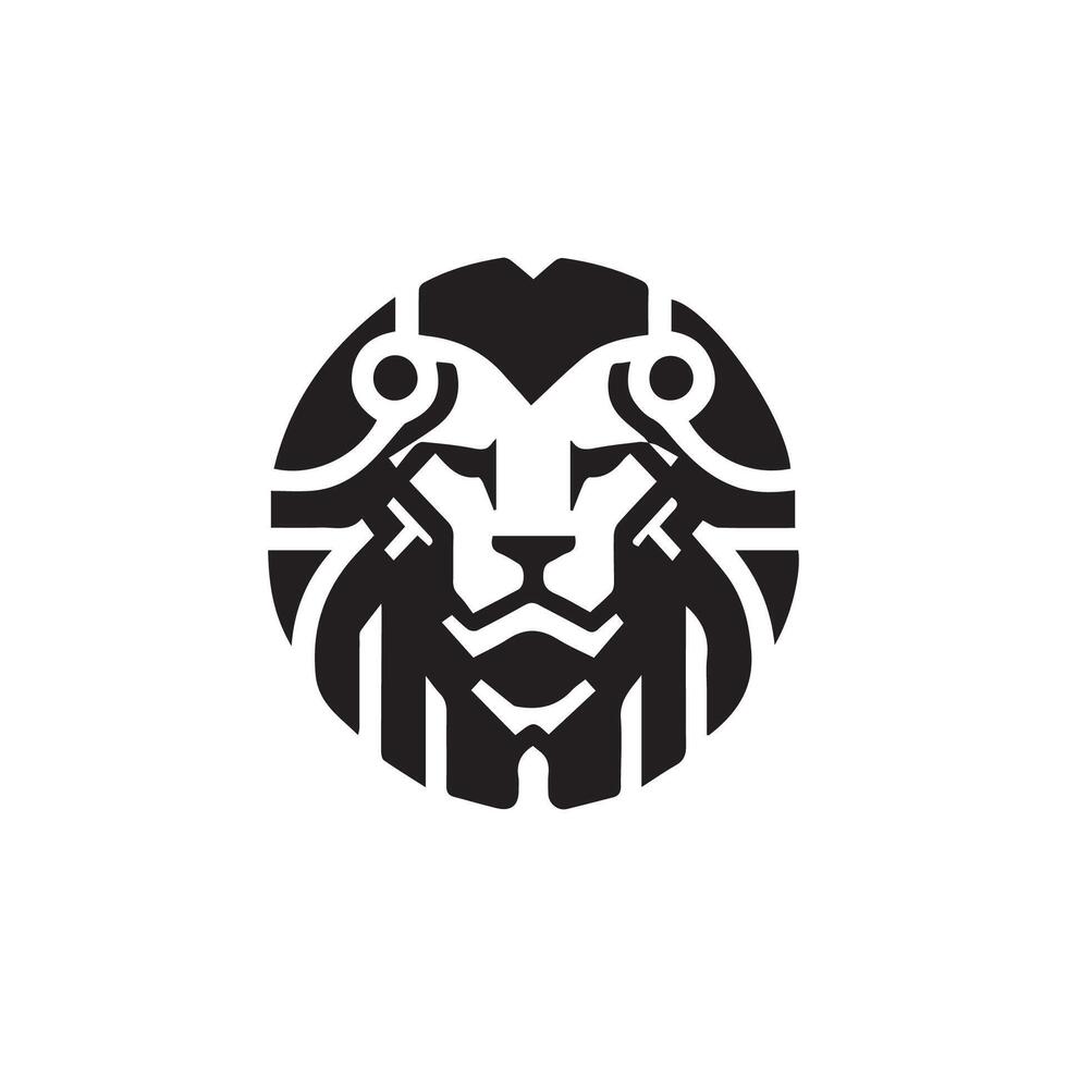 Lion logo conception vecteur modèle, logo mascotte