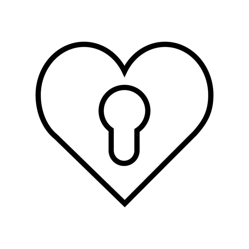 cœur icône vecteur. l'amour illustration signe. romance symbole. vecteur
