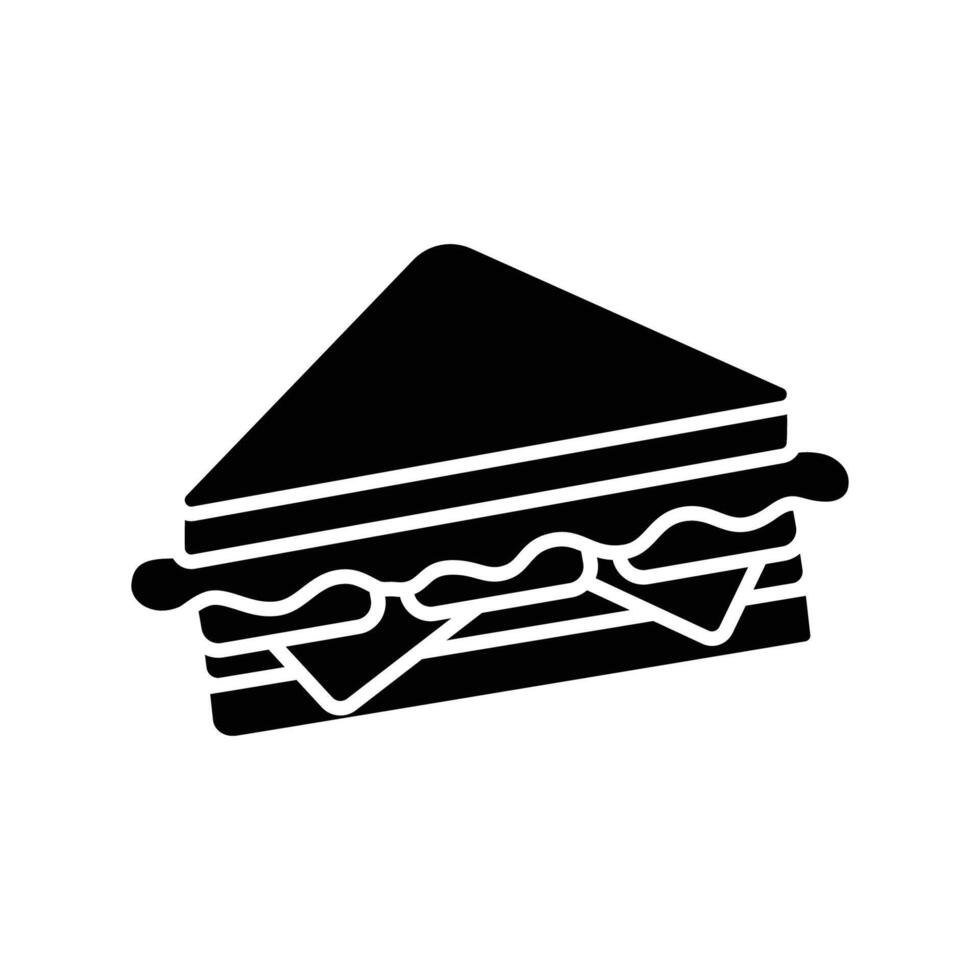 sandwich icône vecteur conception modèle dans blanc Contexte
