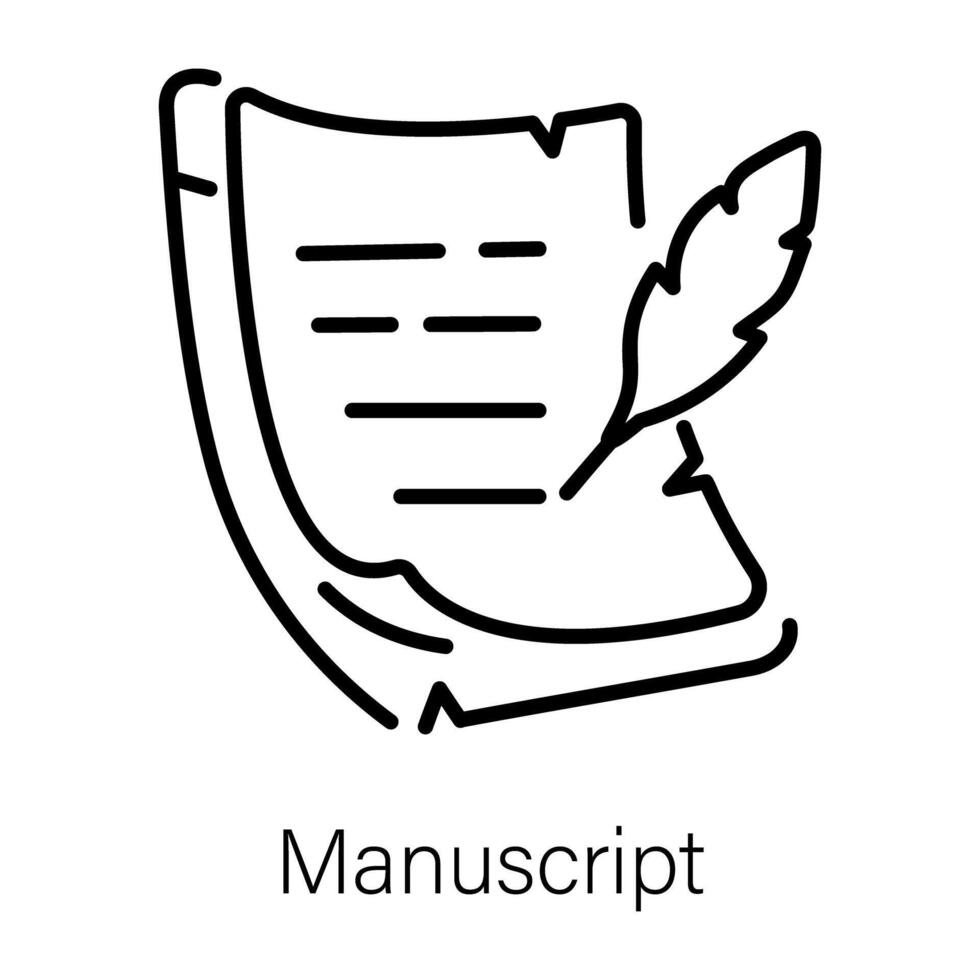 branché manuscrit concepts vecteur