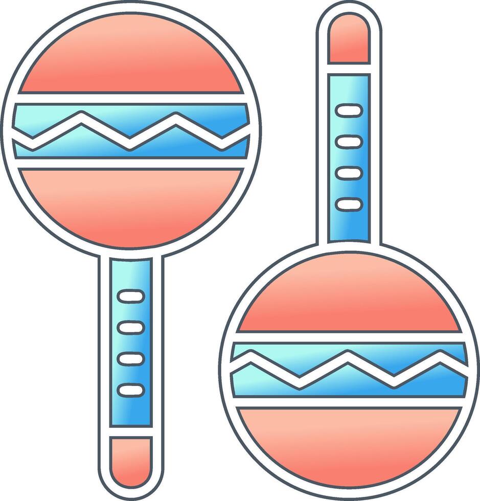 icône de vecteur de maracas