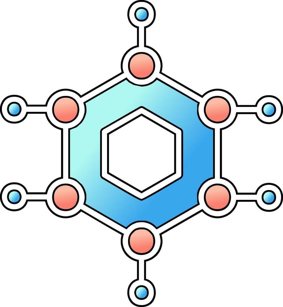 nanotechnologie vecteur icône
