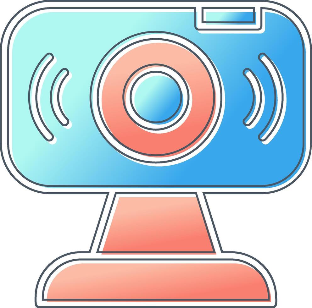 icône de vecteur de webcam