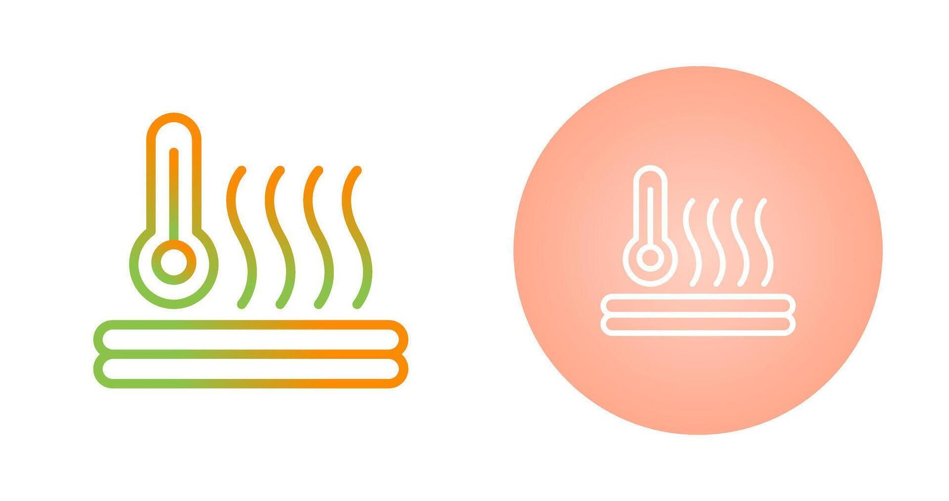 thermique vecteur icône