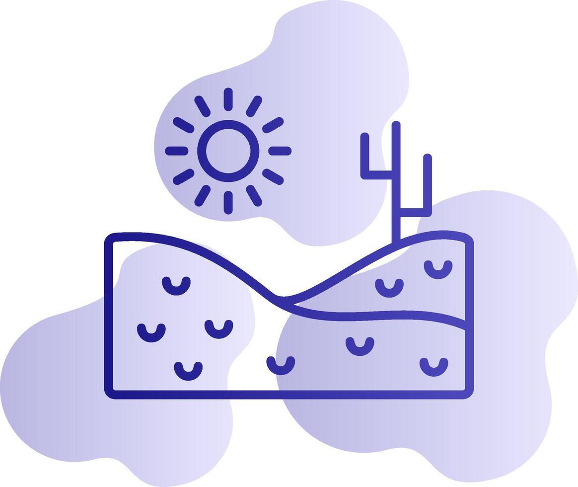 icône de vecteur de désert