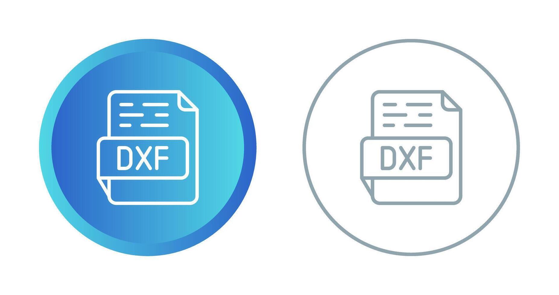 dxf vecteur icône