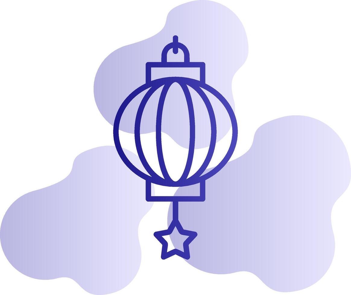 chinois lanterne vecteur icône
