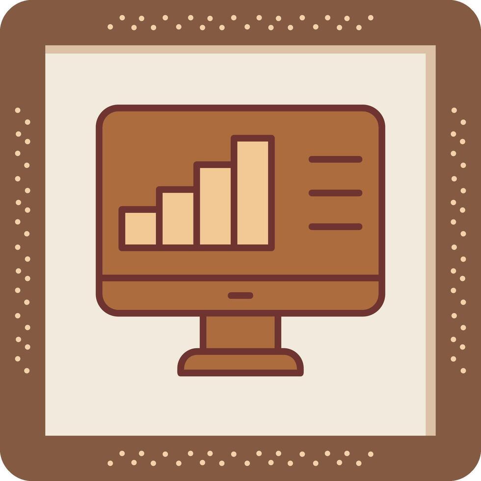 icône de vecteur d'analyse de données