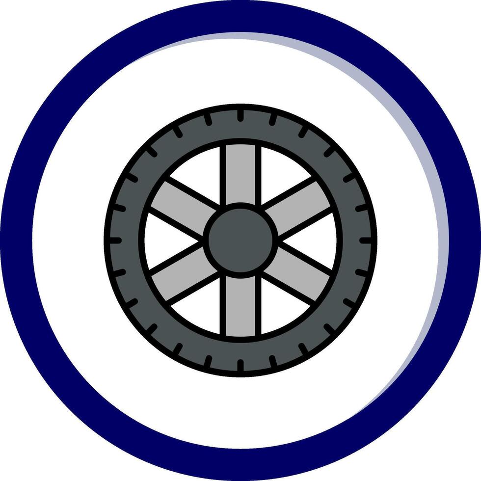 pneu vecteur icône