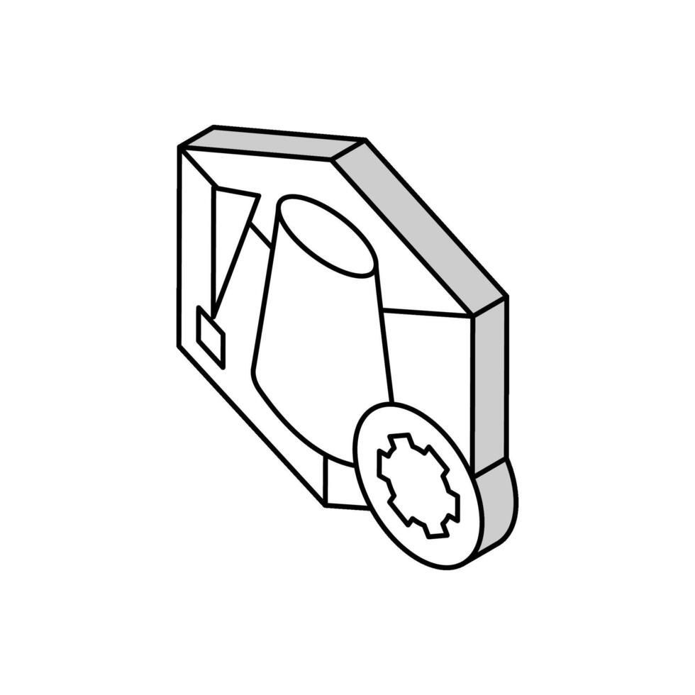 éclairage conception intérieur isométrique icône vecteur illustration