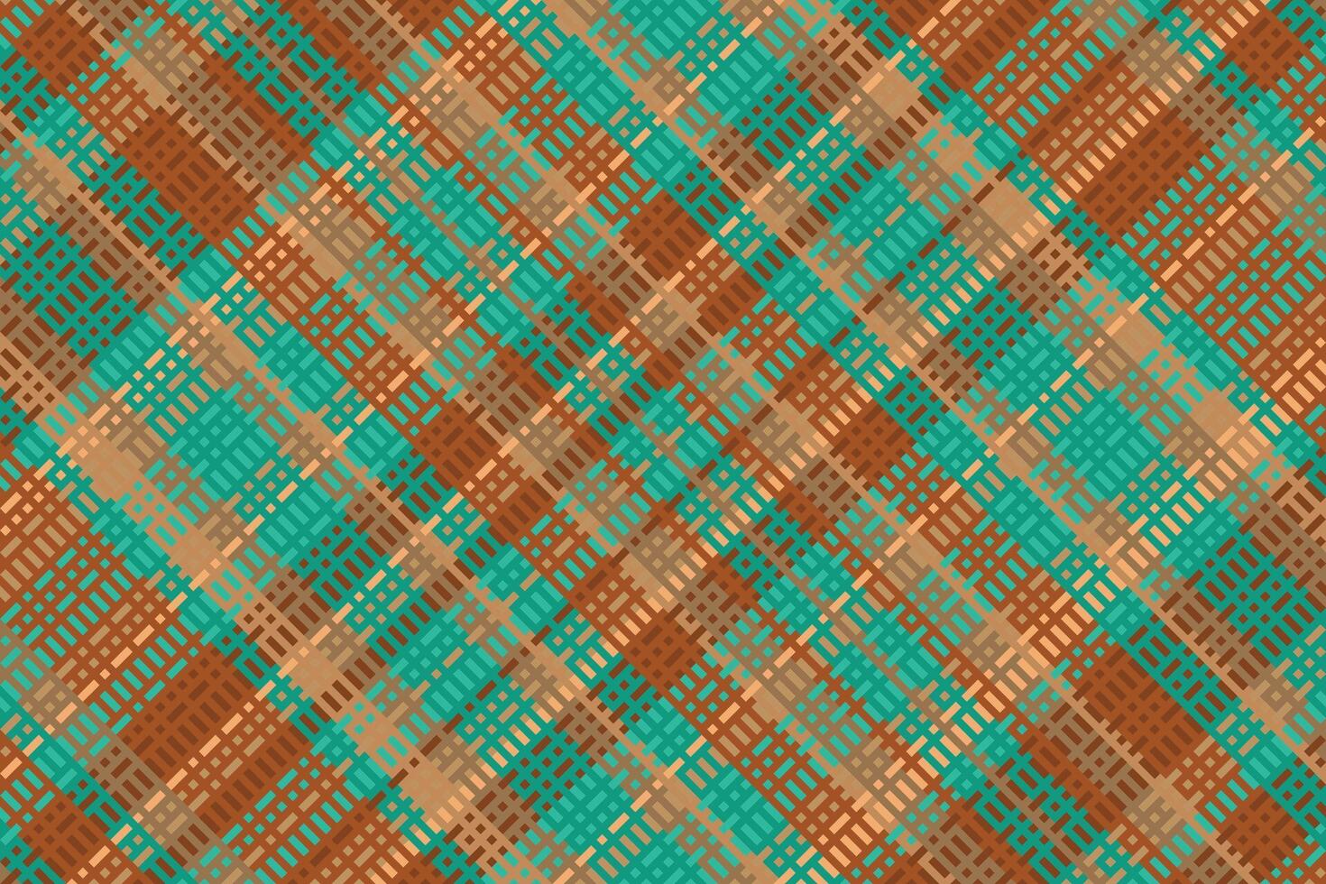 motif à carreaux tartan avec texture et couleur chaude. vecteur