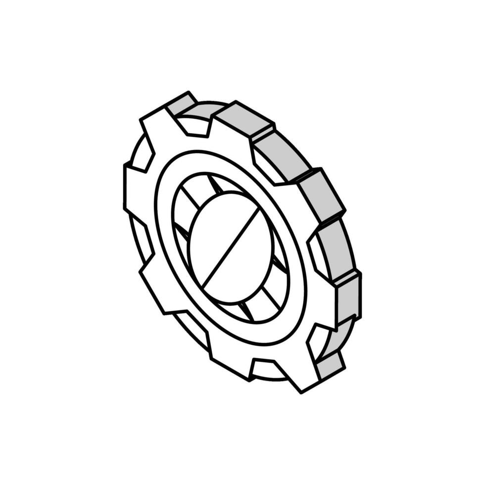 Terre géologie recherche isométrique icône vecteur illustration