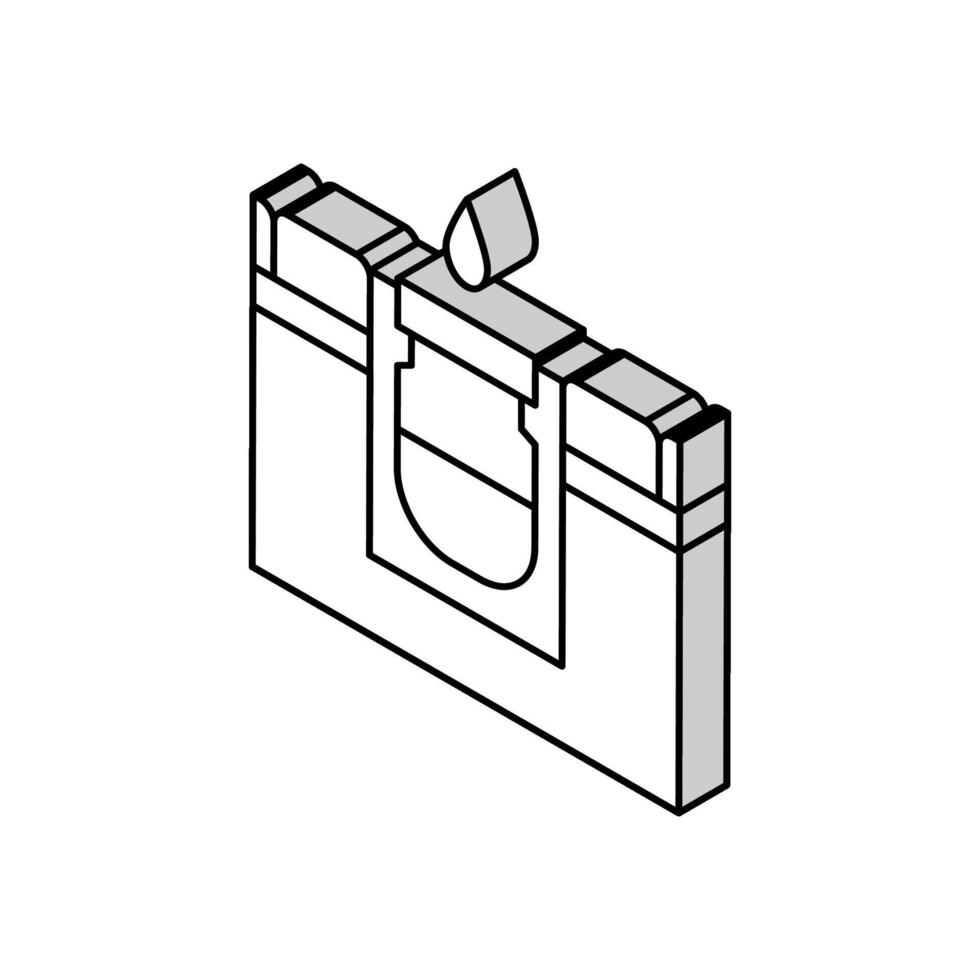 drainage système route isométrique icône vecteur illustration