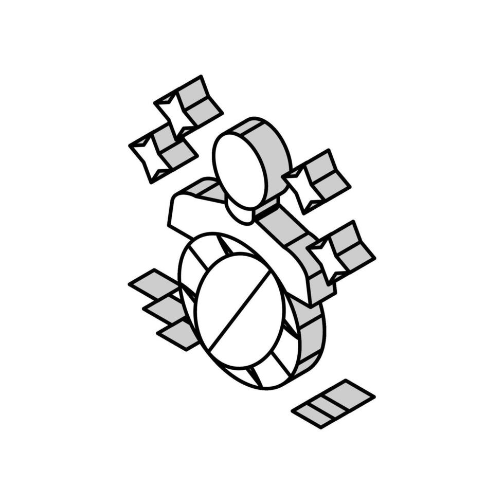 monde expert isométrique icône vecteur illustration