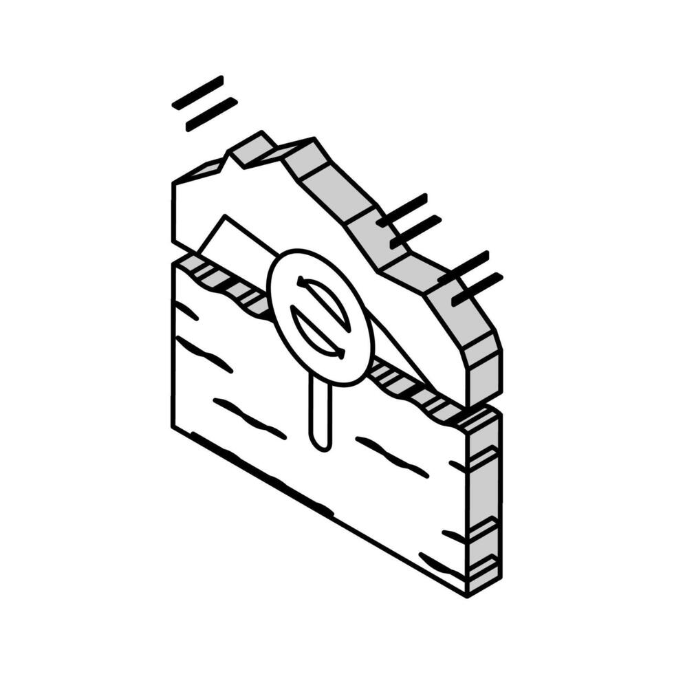 écotope système isométrique icône vecteur illustration