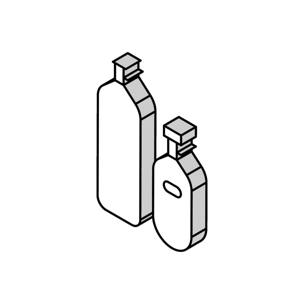 équipement air compresseur isométrique icône vecteur illustration