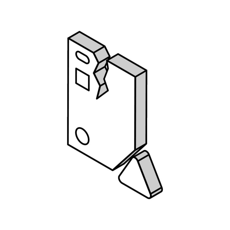 violation de Contrat loi dictionnaire isométrique icône vecteur illustration