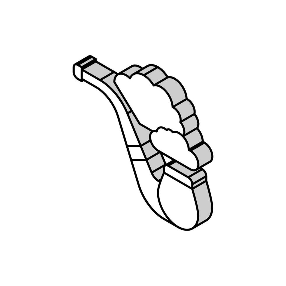 fumeur tuyau Pour des hommes loisir isométrique icône vecteur illustration