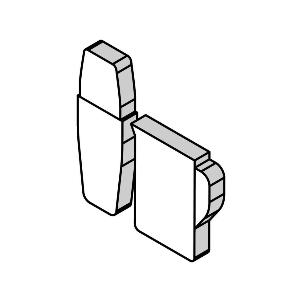 mesure tasse et mixer pour faire café cocktail isométrique icône vecteur illustration