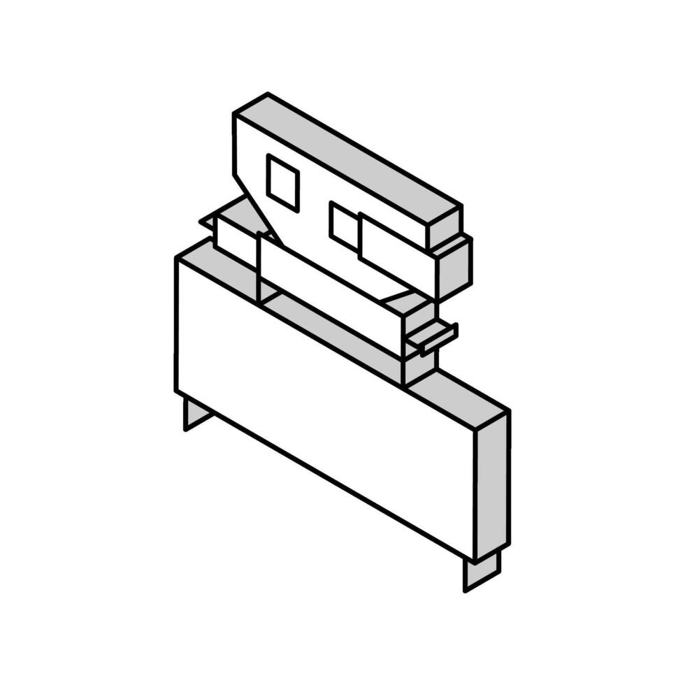 Chocolat fabrication équipement isométrique icône vecteur illustration