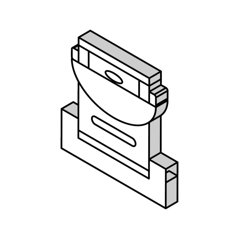 parquet vernis isométrique icône vecteur illustration