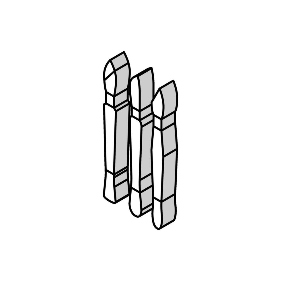 couteau médical isométrique icône vecteur illustration