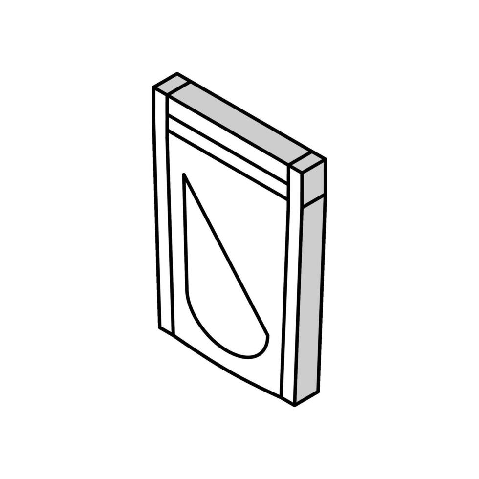 poche Plastique isométrique icône vecteur illustration