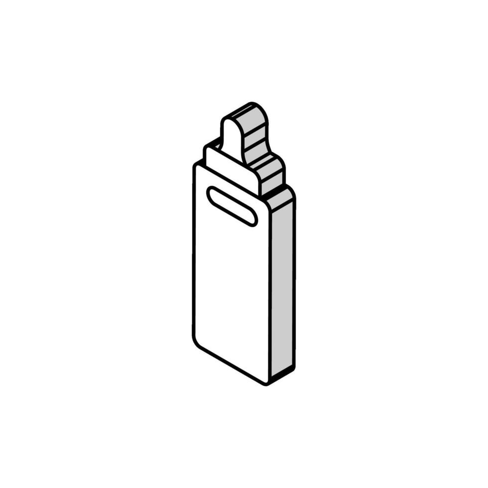 cuir chevelu Sauveur isométrique icône vecteur illustration