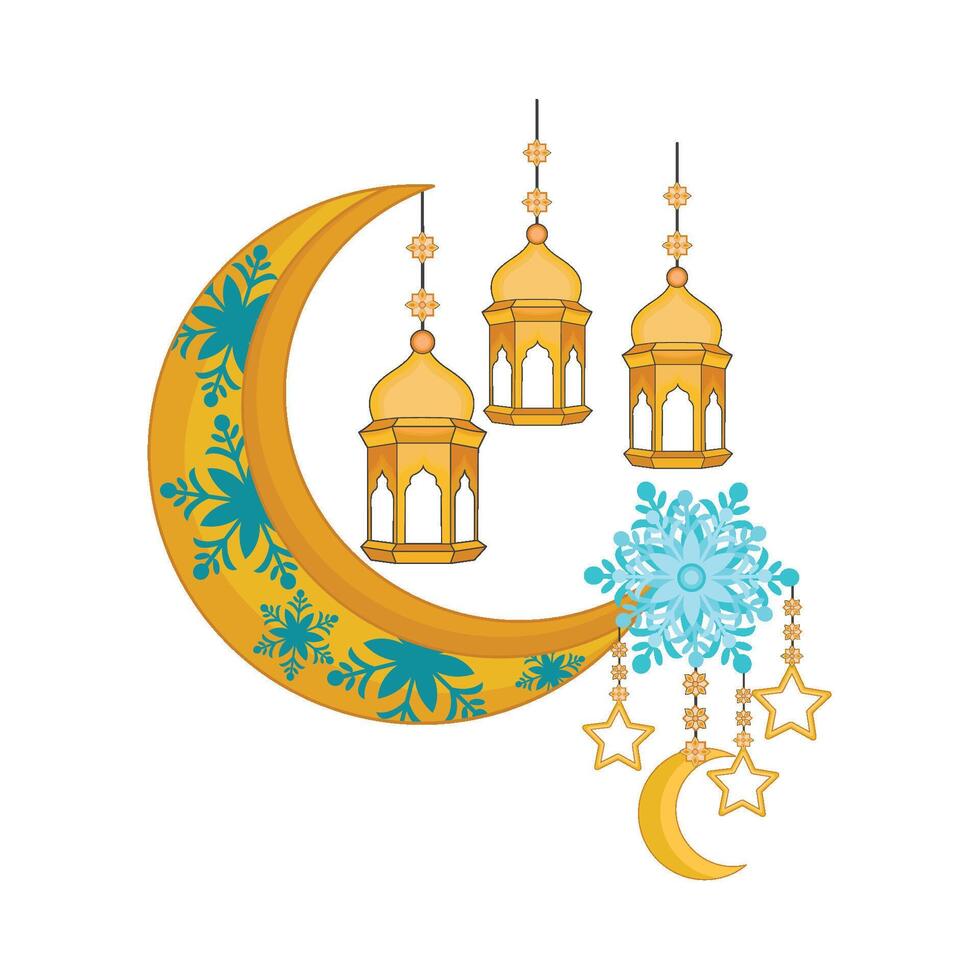 illustration de Ramadan lanterne vecteur