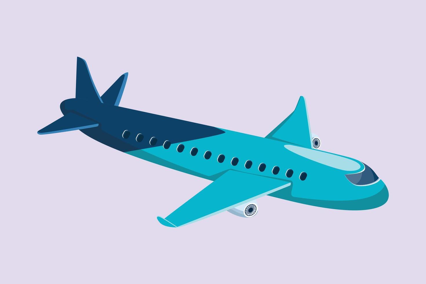 air transport concept coloré plat vecteur illustration isolé.